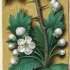 Aubépine fleur – Grandes Heures d'Anne de Bretagne, J. Bourdichon, (...)