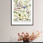 Affiche Flore endémique des Pyrénées - série 2 en situation