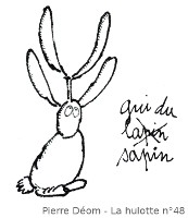 Gui du (lapin) sapin - Pierre Déom, La hulotte